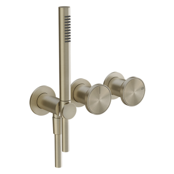 Bateria wannowa podtynkowa z zestawem natryskowym Gessi Origini chrom 66036031