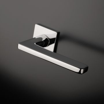 Klamka Enger Aprile Setia rozeta Q super Slim 5mm chrom polerowany ASSETIAQ5SLC