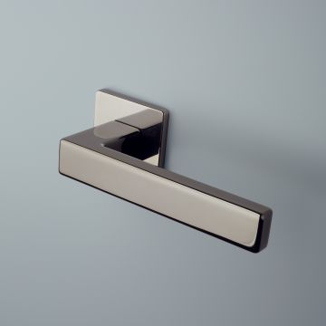 Klamka Enger Aprile Tilia rozeta Q super Slim 5mm antracyt polerowany PVD ASTILIAQ5SUSPVD