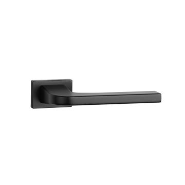 Klamka Enger Aprile Ismena rozeta RT Slim 7mm czarny matowy ASISMENART7SBK