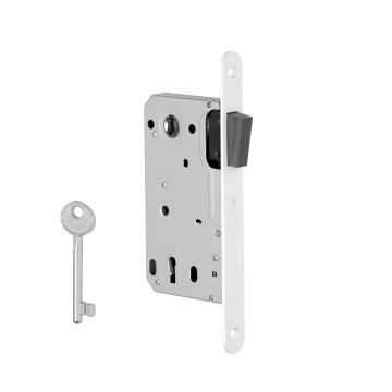 Zamek magnetyczny Enger 2867x50 biały matowy PVD 90 OB 3WZAMWH2867OB