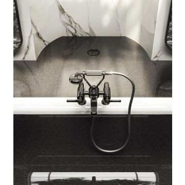 Bateria wannowa stojąca Gessi VENTI20 chrom 65115031