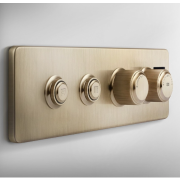 Bateria natryskowa termostatyczna 2-funkcyjna Gessi Hi-Fi Eclectic chrom 65222031