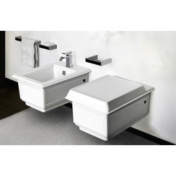 Bidet wiszący Gessi VENTI20 z otw. na baterie biały 46755518