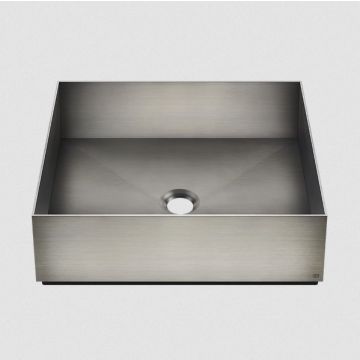 Umywalka nablatowa 40x40 cm Gessi VENTI20 stal szczotkowana 54605239