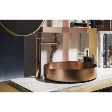 Bateria umywalkowa z wylewką 17,4 cm Gessi Anello chrom 63306031