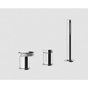 Bateria wannowa 3-otworowa Gessi Anello chrom 63347031