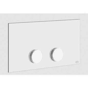 Przycisk spłukujący Viega 1H, 2H i 2l Gessi Anello chrom 54625031