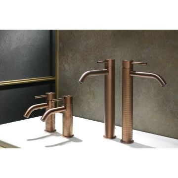 Bateria umywalkowa Gessi 316 Cesello stal szczotkowana 54402239