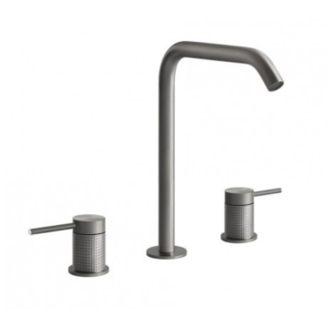 Bateria umywalkowa wysoka Gessi 316 Cesello stal szczotkowana 54411239