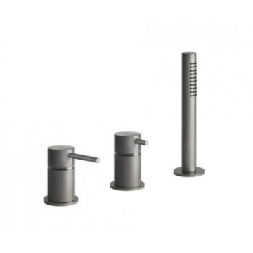 Bateria wannowa 3-otworowa GESSI 316 stal szczotkowana 54043239