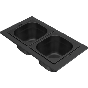 Zestaw Gourmet Elleci Dialogo 1/6 czarny KF022100BK