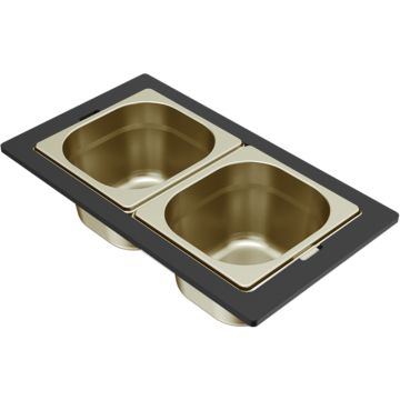 Zestaw Gourmet Elleci Dialogo 1/6 złoty KF022100GD