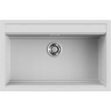Zlewozmywak Elleci Best 130 Granitek Bianco LGB13068