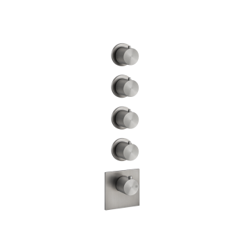 Bateria natryskowa 4-drożna termostatyczna Gessi SHOWER316 stal szczotkowana 54508239