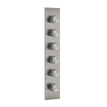 Bateria natryskowa 5-drożna termostatyczna Gessi SHOWER316 stal szczotkowana 54520239