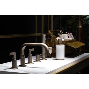 Bateria wannowa stojąca Gessi Inciso chrom 58040031