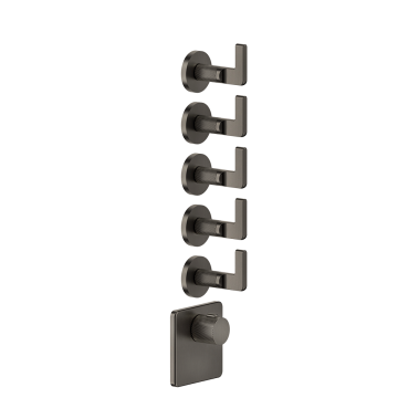 Bateria natryskowa termostatyczna 5-drożna Gessi Inciso+ chrom 58220031