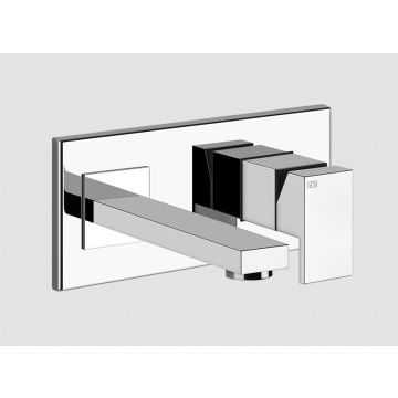 Bateria umywalkowa podtynkowa z wylewką 16,2 cm Gessi Rettangolo chrom 44840031
