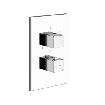 Bateria natryskowa termostatyczna 3-drożna Gessi Rettangolo chrom 20190031