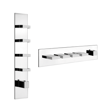 Bateria natryskowa termostatyczna 4-drożna Gessi Rettangolo chrom 43028031