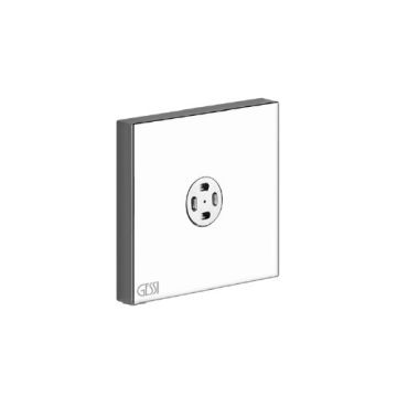 Dysza boczna ścienna 6,5x6,5 cm Gessi Rettangolo chrom 32979031