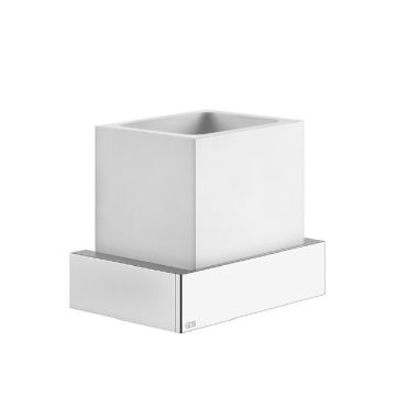 Kubek Gessi Rettangolo biały/chrom 20807031