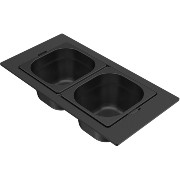 Zestaw Elleci Gourmet Quadra i Zen 1/6 czarny KF042100BK