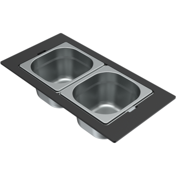 Zestaw Elleci Gourmet Quadra i Zen 1/6 stal KF042100IN