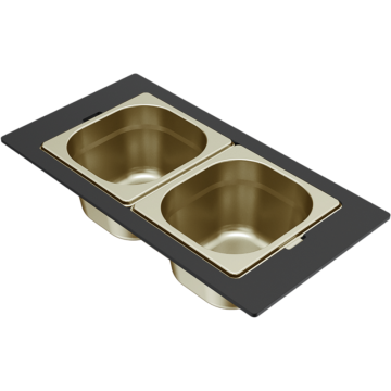 Zestaw Elleci Gourmet Quadra i Zen 1/6 złoty KF042100GD