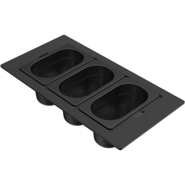 Zestaw Elleci Gourmet Quadra i Zen 1/9 czarny KF043100BK