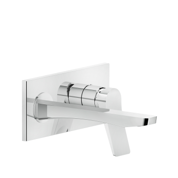 Bateria umywalkowa podtynkowa z wylewką 21,5 cm Gessi Rilievo chrom 59089031