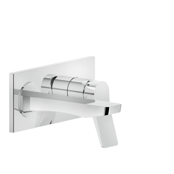 Bateria umywalkowa podtynkowa z wylewką 17,5 cm Gessi Rilievo chrom 59092031