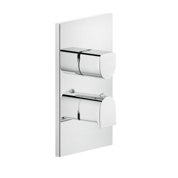 Bateria natryskowa 3-drożna podtynkowa termostatyczna Gessi Rilievo chrom 59136031