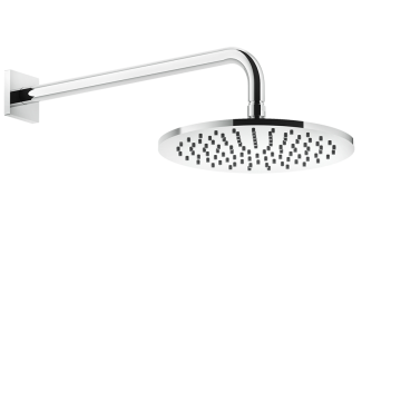 Deszczownica ścienna 25 cm Gessi Rilievo chrom 59148031