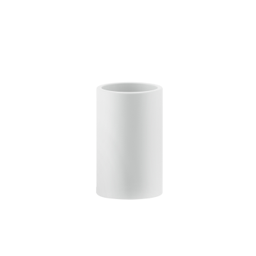 Kubek Gessi Rilievo biały/chrom 59531031