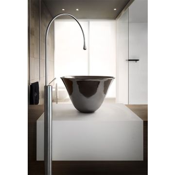 Bateria umywalkowa wolnostojąca wysoka Gessi Goccia chrom 33628031