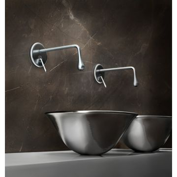 Bateria umywalkowa z wylewką 25 cm Gessi Goccia chrom 33686031
