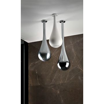 Deszczownica sufitowa 15,2/38,7 cm Gessi Goccia chrom 33751031
