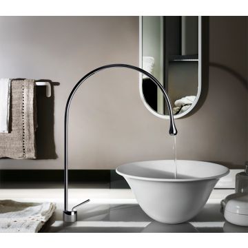 Umywalka nablatowa 40 cm Gessi Goccia bez otw. biała 39123519