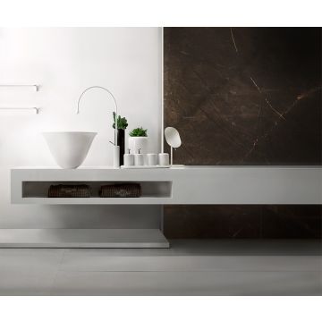 Umywalka nablatowa 50 cm Gessi Goccia bez otw. biała 39133519