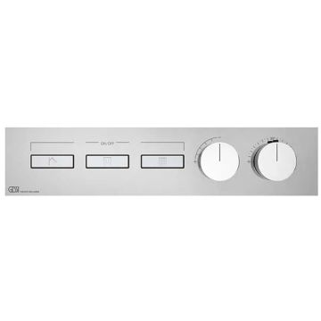 Bateria natryskowa termostatyczna z trzema funkcjami Gessi Hi-fi Linear chrom 63014031