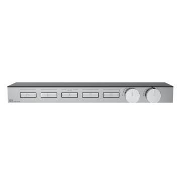 Bateria natryskowa termostatyczna z pięcioma funkcjami Gessi Hi-fi Shelf chrom 63028031