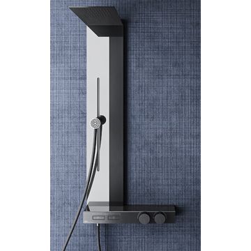 Zestaw natryskowy z baterią z dwiema funkcjami Gessi Hi-fi Column chrom 63043031