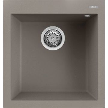 Zlewozmywak Elleci Quadra 102 Keratek Plus dove grey LKQ10293