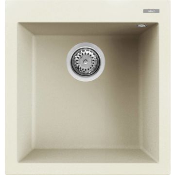 Zlewozmywak Elleci Quadra 102 Granitek bianco antico LGQ10262