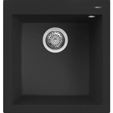 Zlewozmywak podwieszany Elleci Quadra 102 BSO Keratek Plus czarny LKQ10286BSO