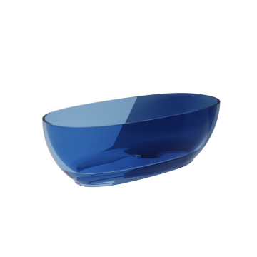 Wanna wolnostojąca 170x78 cm maskownica biała Besco Mexa blue wave WAM-170-BWW