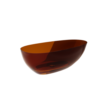 Wanna wolnostojąca 160x75 cm maskownica czarny mat Besco Xara earth rust WAX-160-ERB