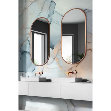 Lustro Ambient Slim – miedziana rama 40x105cm GieraDesign AMB/SL/ME/40x105